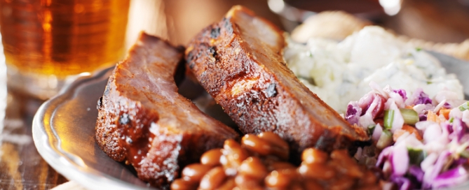 propane grilling bbq ribs