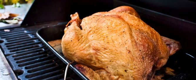 BBQ Grill Roast Turkey Propane