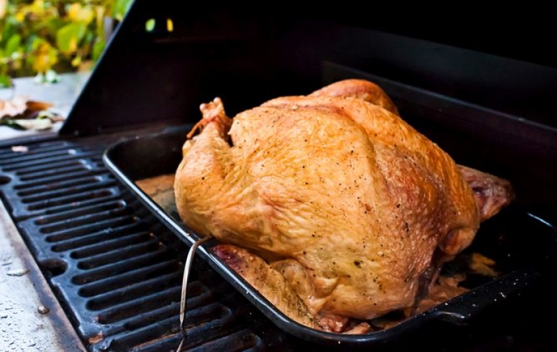 BBQ Grill Roast Turkey Propane