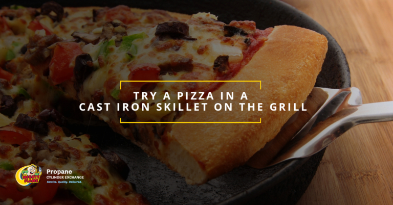 Try a Pizza in a Cast Iron Skillet on the Grill