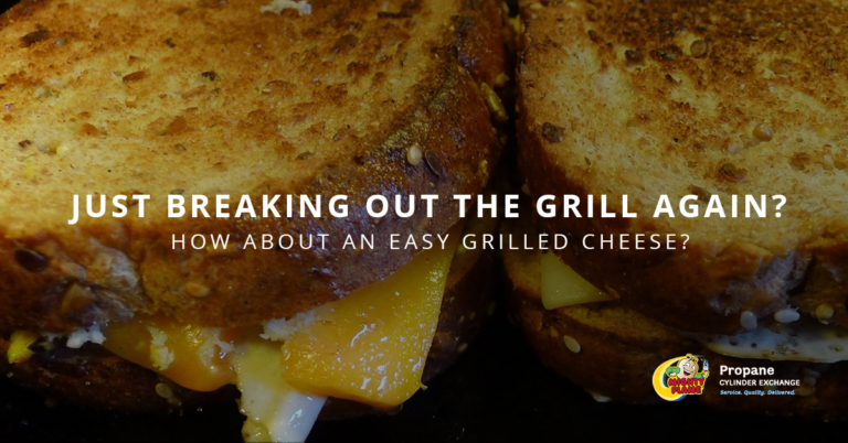 Just Breaking Out the Grill Again? How About An Easy Grilled Cheese?