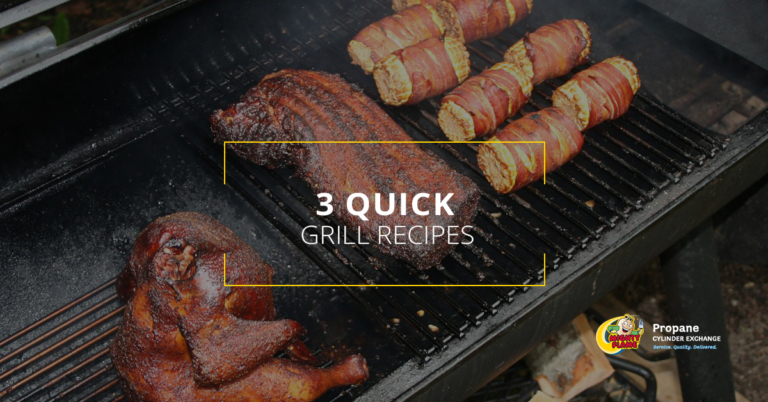 3 Quick Grill Recipes
