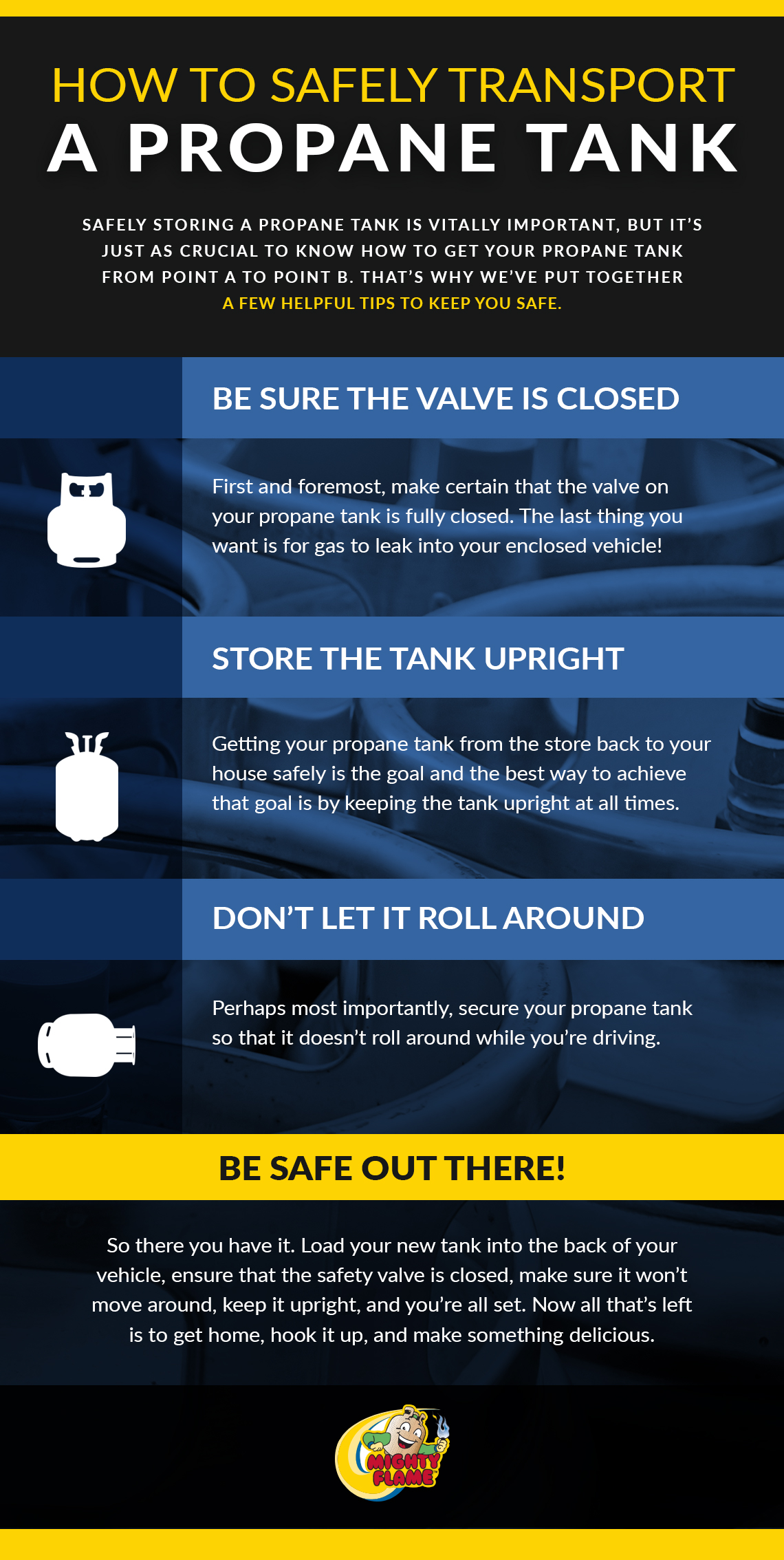 How To Safely Transport A Propane Tank